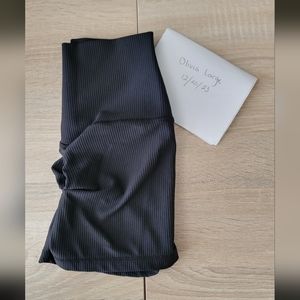 Black Scrunch Shorts